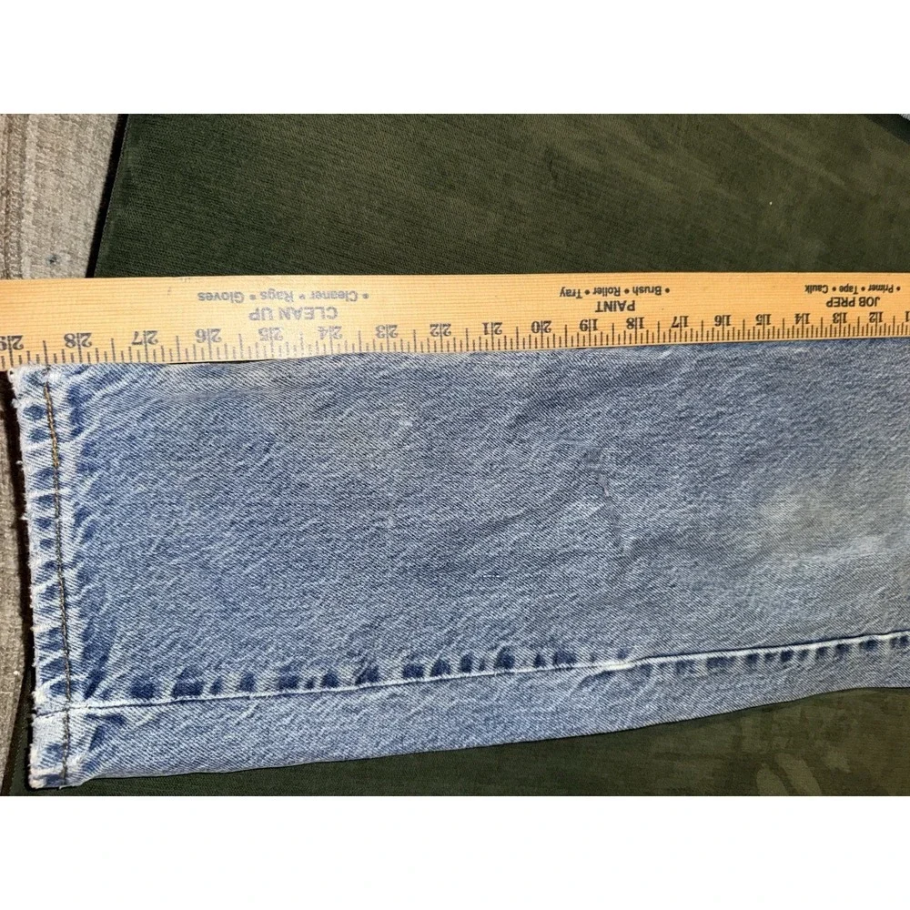 Vintage 90's Levis 505 Orange Tab Jeans Mens Stonewash Light Wash Straight Leg